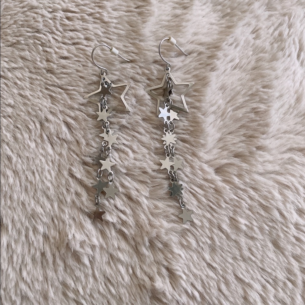 Claire’s Star Drop Earrings